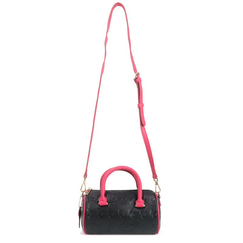 Gorfia Purple Leather Tote Bag