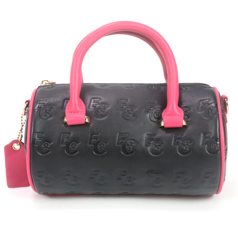 Gorfia Purple Leather Tote Bag