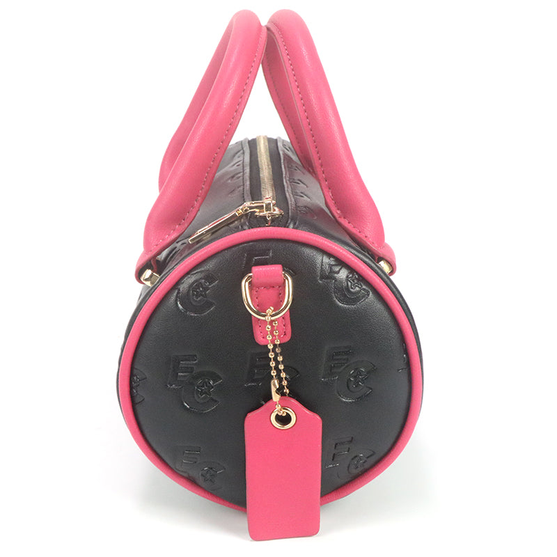 Gorfia Purple Leather Tote Bag
