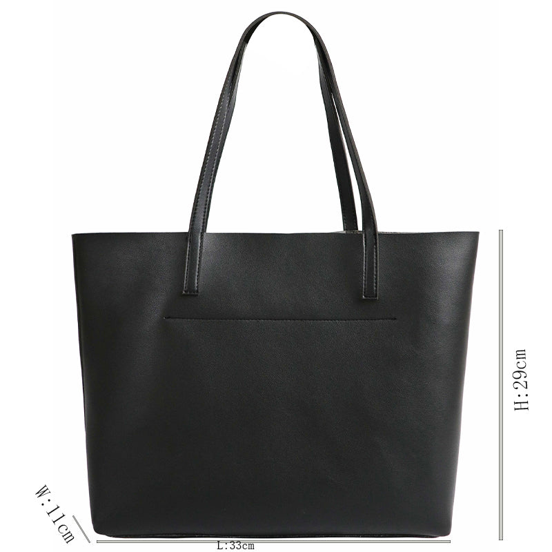 GORFIA simple design large capacity PU handbag ladies bag multifunctional travel bag for traveling and shopping