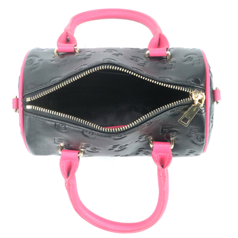 Gorfia Purple Leather Tote Bag