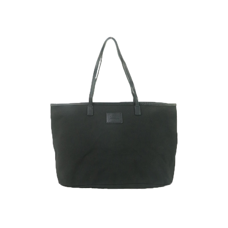 Gorfia Black Canvas Tote Bag