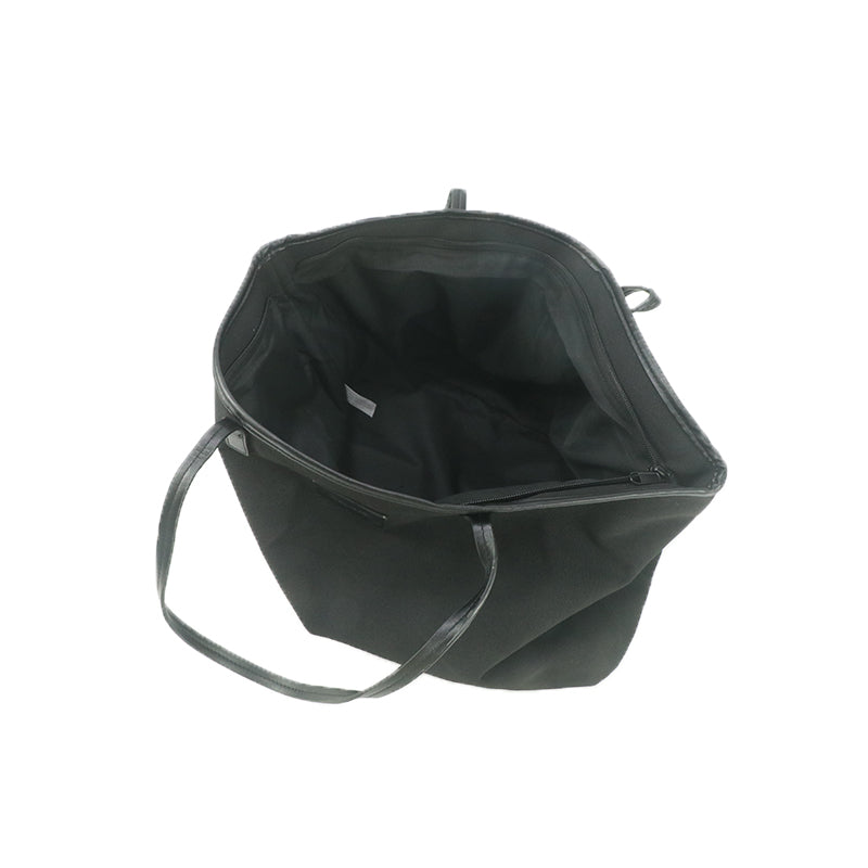 Gorfia Black Canvas Tote Bag