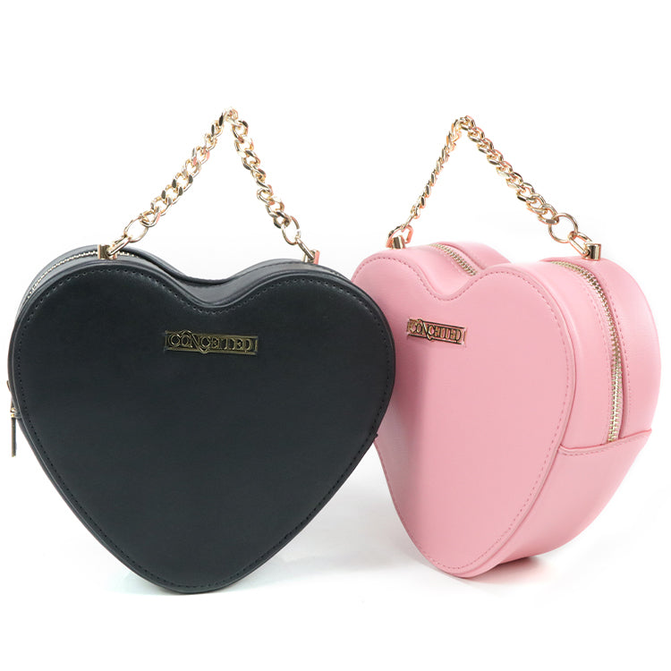 Gorfia Fashion ladies small messenger bag pink black shoulder bag versatile PU leather messenger bag shopping bag handbag