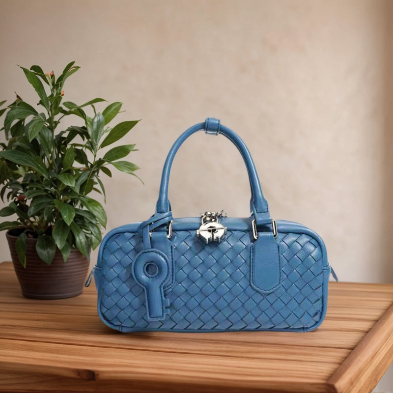 Chic convertible tote/crossbody bag, genuine leather multi-pocket wallet with gold hardware, elegant casual/party accessory