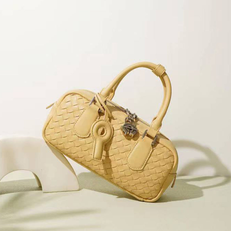 Chic convertible tote/crossbody bag, genuine leather multi-pocket wallet with gold hardware, elegant casual/party accessory