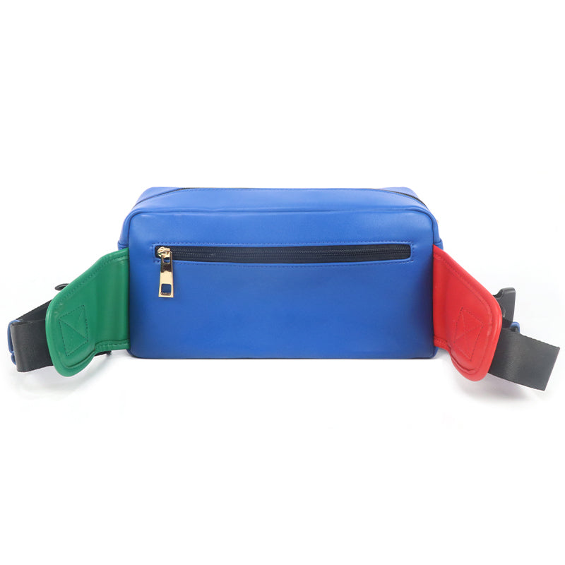 Gorfia Simple design PU leather multifunctional convenient chest bag shoulder bag messenger bag travel leisure travel gift Father's Day