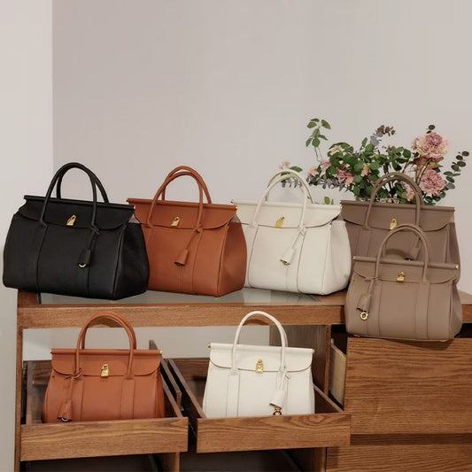 Casual Large Capacity Swing Tote Bag High Quality Full Grain Microfiber Women's Tote Bag Travel Commuter Shoulder Bag