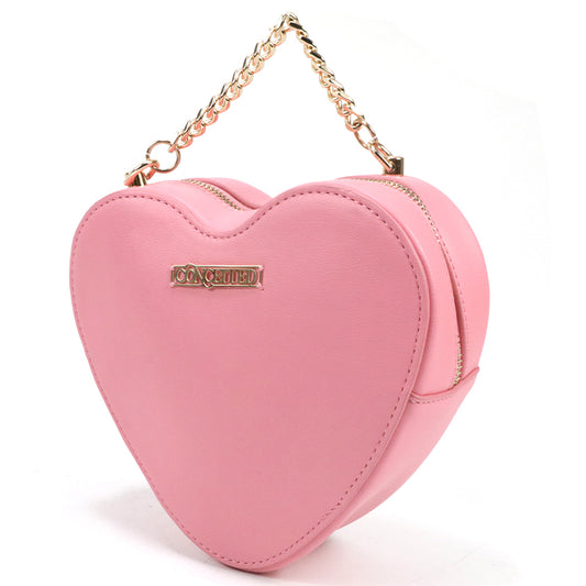 Gorfia Fashion ladies small messenger bag pink black shoulder bag versatile PU leather messenger bag shopping bag handbag