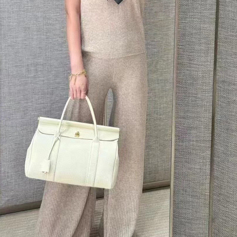 Casual Large Capacity Swing Tote Bag High Quality Full Grain Microfiber Women's Tote Bag Travel Commuter Shoulder Bag