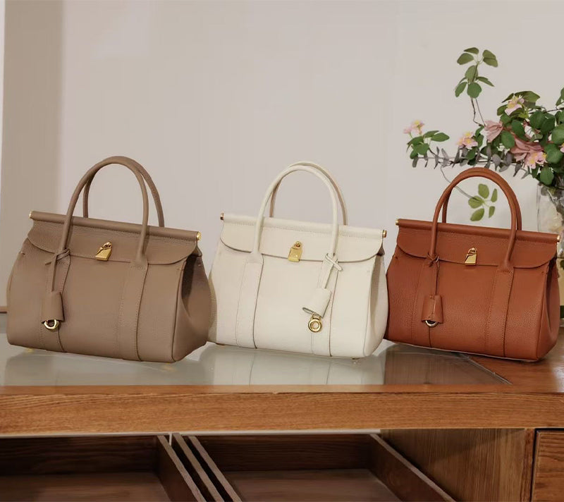 Casual Large Capacity Swing Tote Bag High Quality Full Grain Microfiber Women's Tote Bag Travel Commuter Shoulder Bag