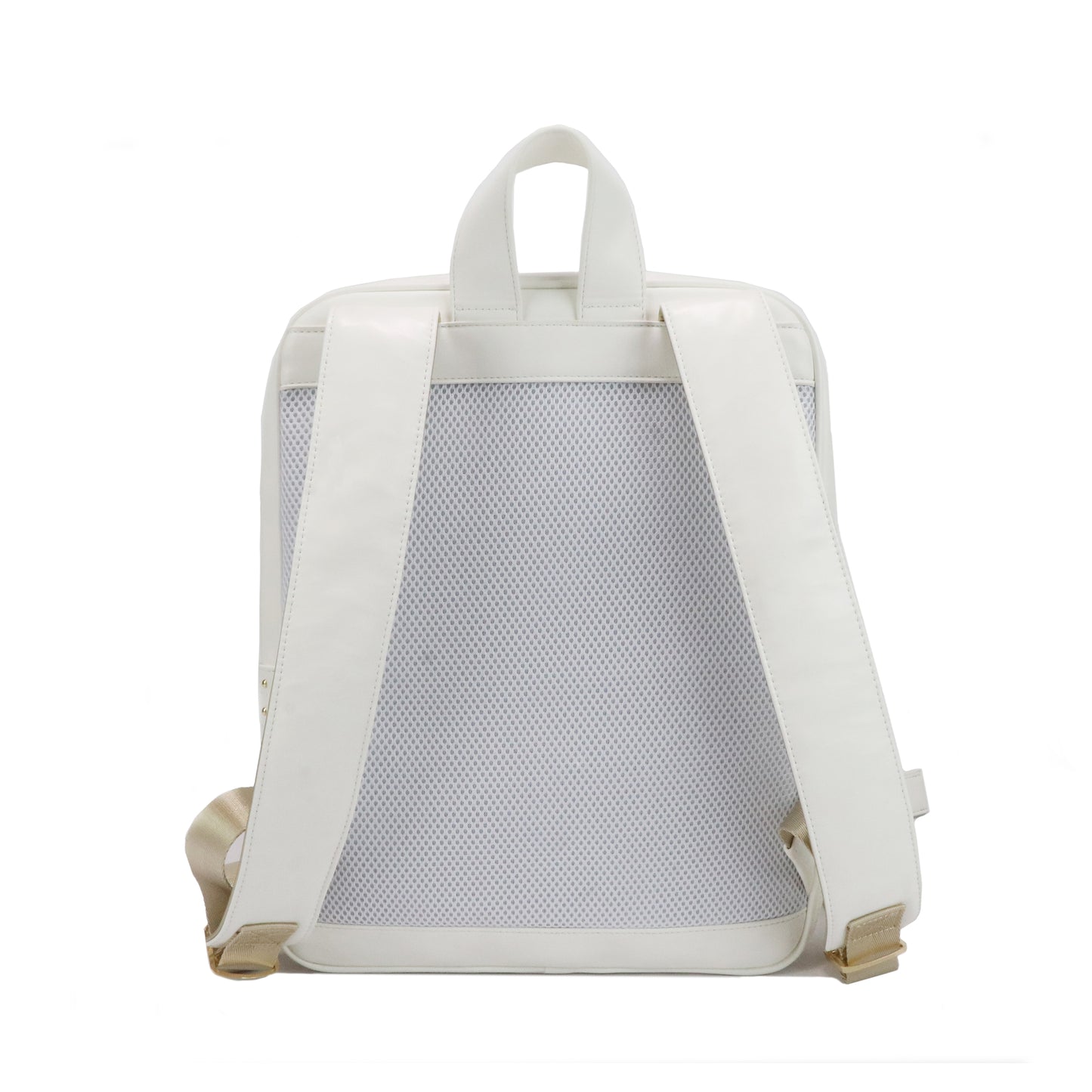 Gorfia Black Leather Ripple Backpack